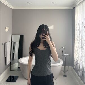 Lululemon Dark Grey Tank Top